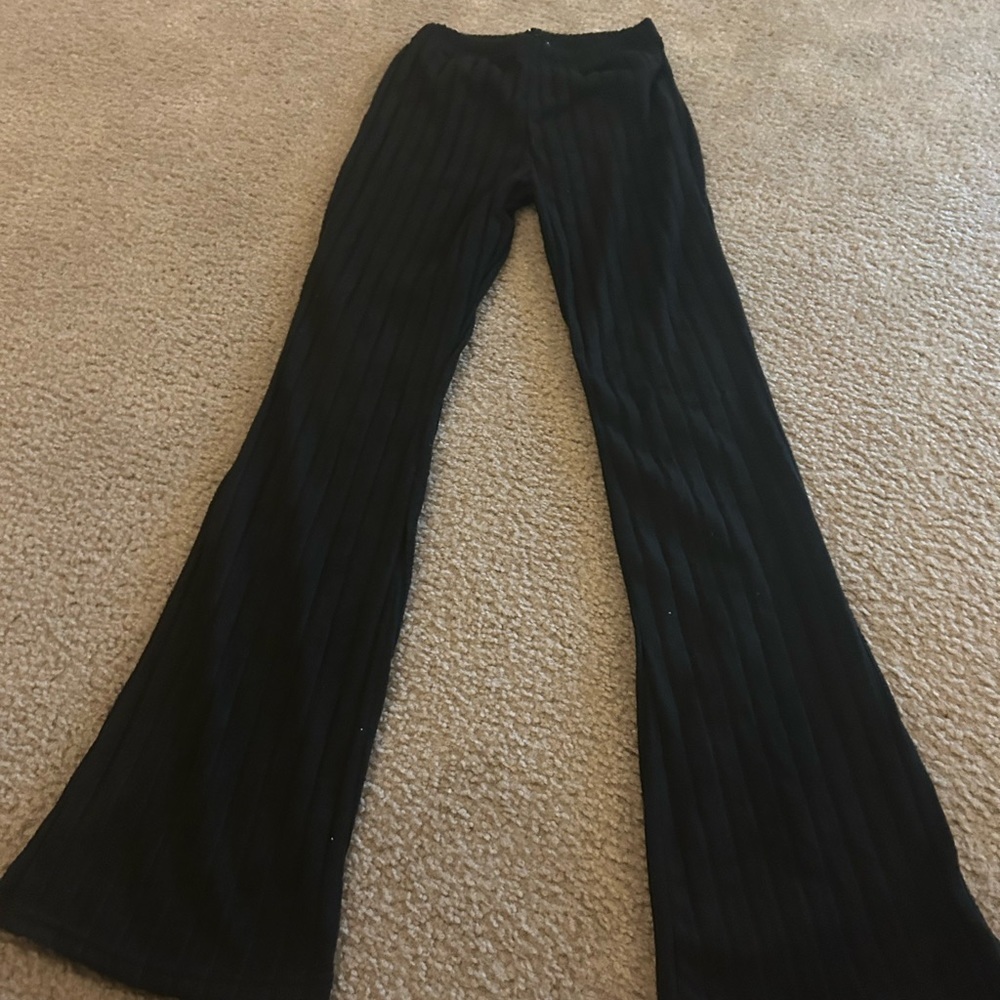 small ribbed pants see thru fun size small